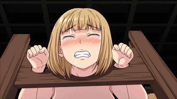 【エロアニメ】奇習村で種付け苗床にされた天文部員たち。蔵に監禁され拘束具で四肢を奪われ、村人全員に中出しされ続け精神崩壊し肉便器と化した地獄。 - favHentai 